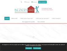 Tablet Screenshot of beziers-had.fr